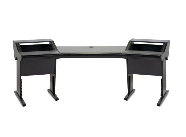Zaor ONDA angled MKII  Black Producer desk, 2 x 6 RU, angled, Black 