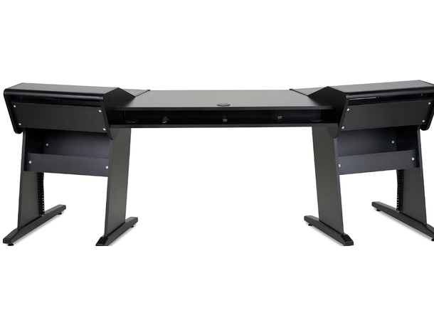 Zaor ONDA angled MKII  Black Producer desk, 2 x 6 RU, angled, Black 