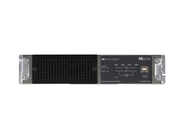 dB Technologies IA504 R 4-ch amplifier DSP, RDNet, installasjonsforsterker 