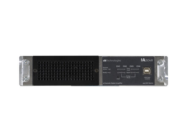 dB Technologies IA504 R 4-ch amplifier DSP, RDNet, installasjonsforsterker