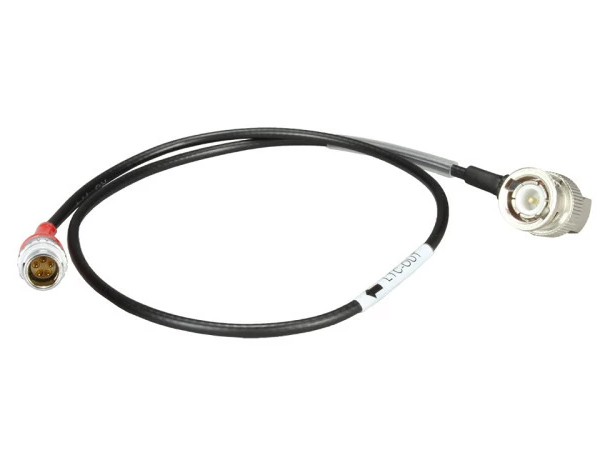 AMBIENT LTC-OUT - TIMECODE CABLE PUSHPUL 5-PIN (LEMO-COMPATIBLE) TO BNC