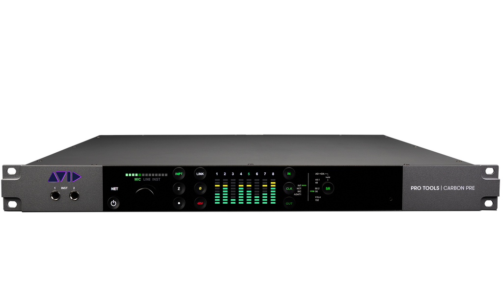 AVID CARBON PRE Mikrofonforsterker AVB 8 kan. ADAT/AVB remote preamp ...