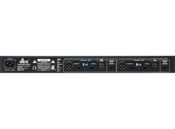 DBX 266XS Dual kompressor gate Dual kompressor gate 