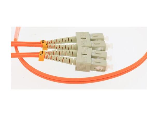 Fiberpatch 62,5/125 SC/SC - 10 m LSZH Multimode Duplex OM1 Orange 