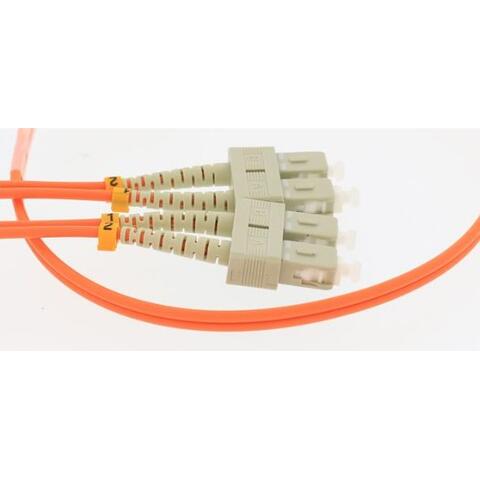 Fiberpatch 62,5/125 SC/SC - 10 m LSZH Multimode Duplex OM1 Orange