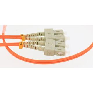 Fiberpatch 62,5/125 SC/SC - 10 m LSZH Multimode Duplex OM1 Orange
