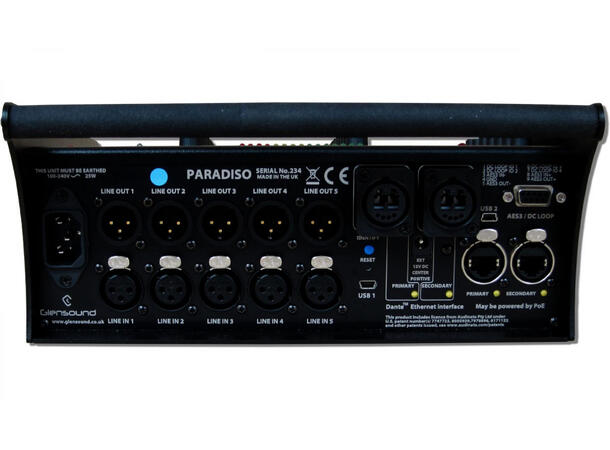 Glensound PARADISO Dante AES67 Commentators Box 