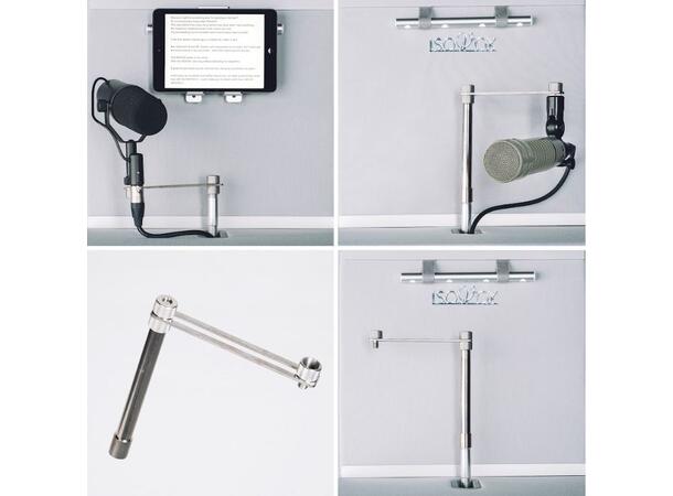 ISOVOX Horizontal Mic Mount for SM7B with isovox 
