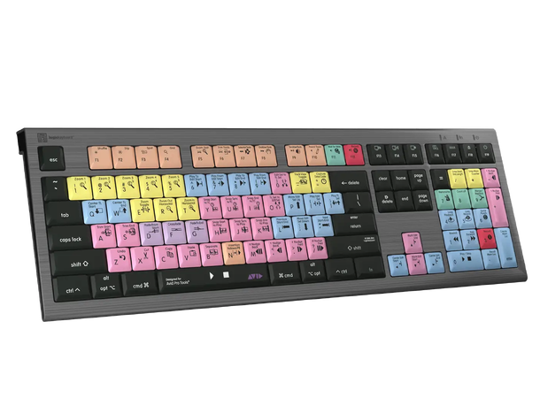 LogicKeyboard ASTRA2  PT Keyboard Mac Pro Tools, kun for Mac, trådløst ENG UK 
