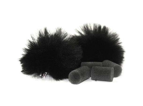 RYCOTE Windjammer Lavalier Black 2 pcs. 