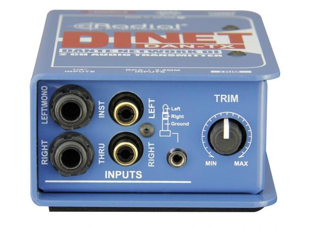 Radial DiNet Dan-TX2 2-channel Dante transmitter 