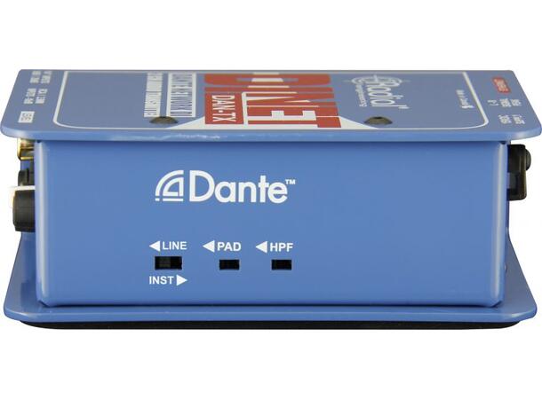 Radial DiNet Dan-TX2 2-channel Dante transmitter 