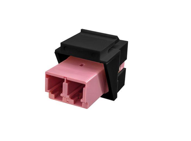 SCP Duplex LC to LC Keystone Snap-in MM OM3/OM4 50/125 Sort 