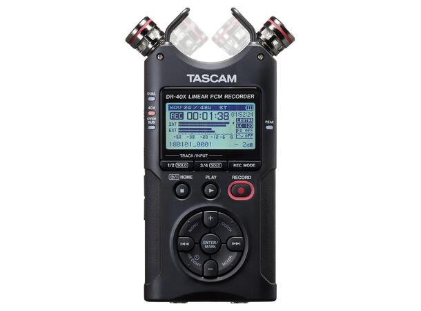 TASCAM DR-40XP Handheld 4-track recorder 32-bit float, dual recording, Stereo+XLR 