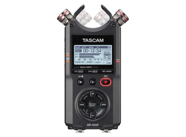 TASCAM DR-40XP Handheld 4-track recorder 32-bit float, dual recording, Stereo+XLR 