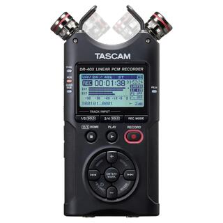 TASCAM DR-40X Handheld 4-track recorder dual recording (2x stereo), XLR Phantom