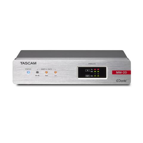 TASCAM MM-2D-E Dante Converter DSP 2 In/2 Out Euroblock connectors