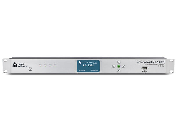 Telos LA-5291 Professional Audio Encoder Linear Acoustic LA-5291 Dolby Atmos 