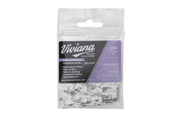 Viviana Dot with a Hole rectangular shap 30 stk. 