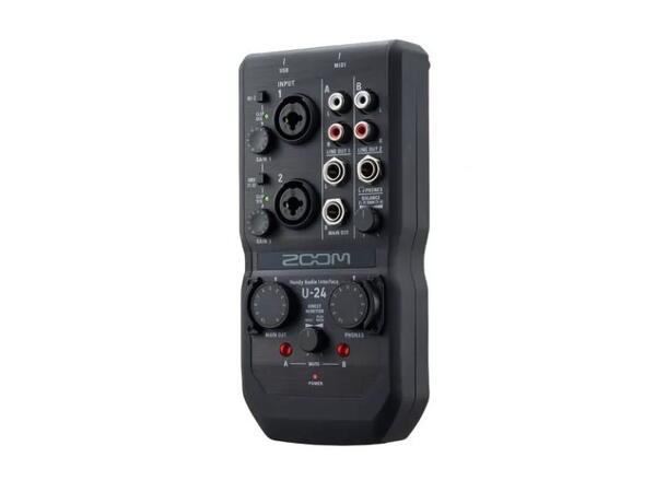 ZOOM U-24 Handy Audio Interface Stereo USB audio interface for PC/Mac/iP