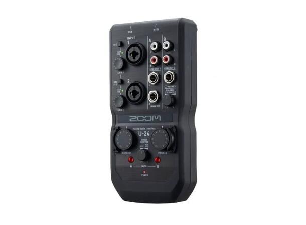 ZOOM U-24 Handy Audio Interface Stereo USB audio interface for PC/Mac/iP 