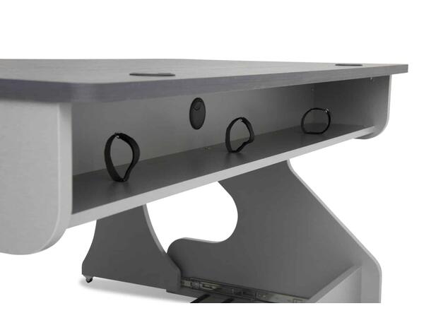 Zaor Miza M Grey Wenge Zaor Medium Flex level desk 
