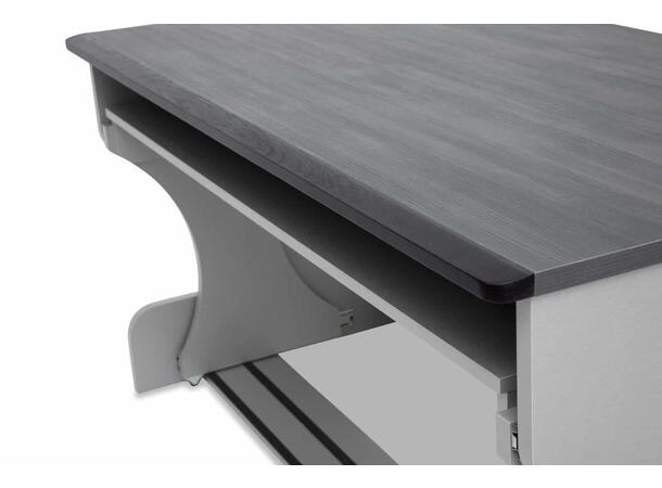 Zaor Miza M Grey Wenge Zaor Medium Flex level desk 