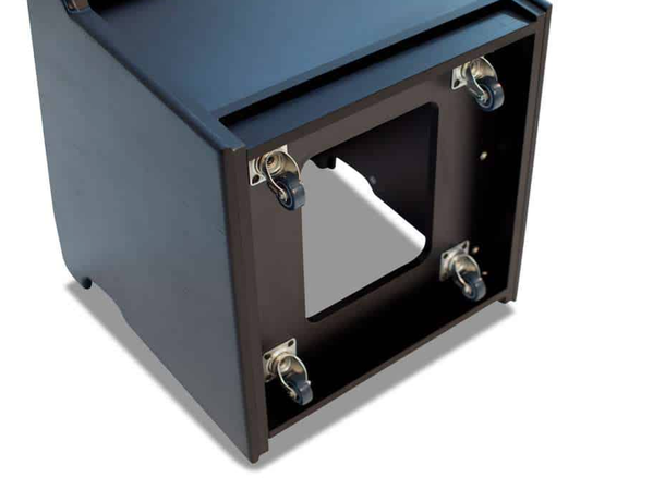 Zaor Rack Roll Black 10-Unit Wheeled Modular Rack 