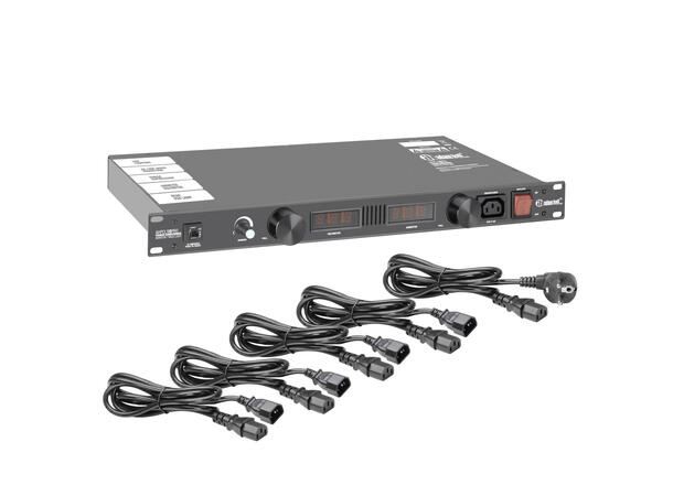 AH Power Conditioner PCS 10 Pro Conditionervoltmeter, ammeter,  lighting 