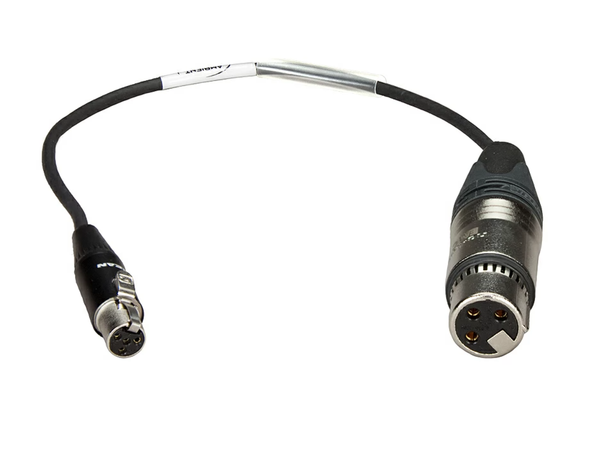 AMBIENT UMP-IN - ADAPTER CABLE FOR UMP TA4F to Neutrik 3-pin XLR female