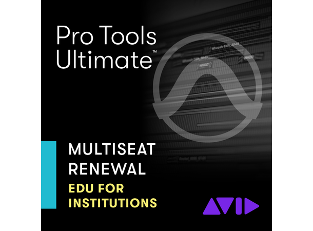AVID Pro Tools ULTIMATE MultiLis EDU RW 1x Multiseat Lisens RENEWAL EDU SKOLE 