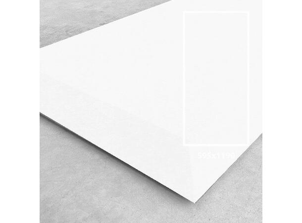 Artnovion Flat Tox RCT - Absorbent Snow Hvit panel - Pakke 4 stk - 120x60x6 cm