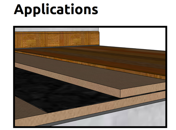 Artnovion Soundproofing dBA UL-EPDM 3,5 Insulations Blankets, roll 5000x1000mm