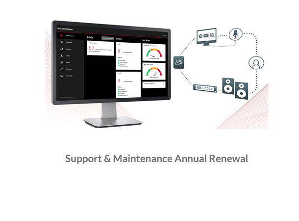Audinate DDM Årlig fornyelse SILVER Support & Maintenance Annual Renewal 