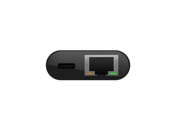 Belkin USB-C til Ethernet adapter USB-C til Ethernet adapter med lading 