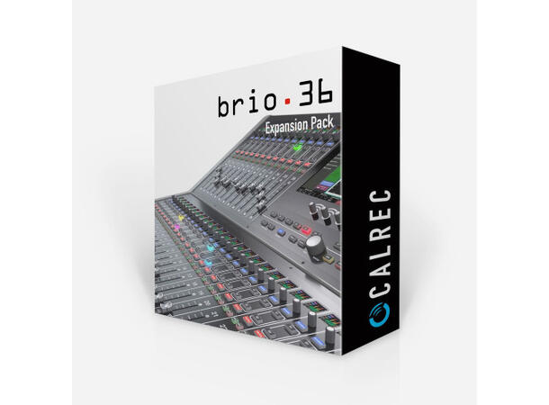 Calrec Brio36 software upgrade to 96 channels 