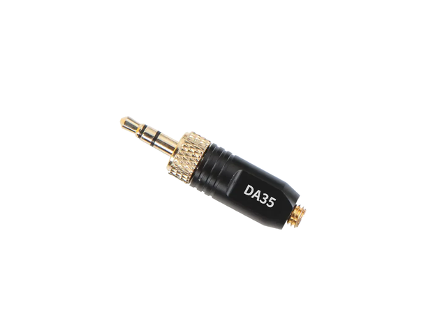 Deity DA35 Microdot Adapter for W.Lav Black 