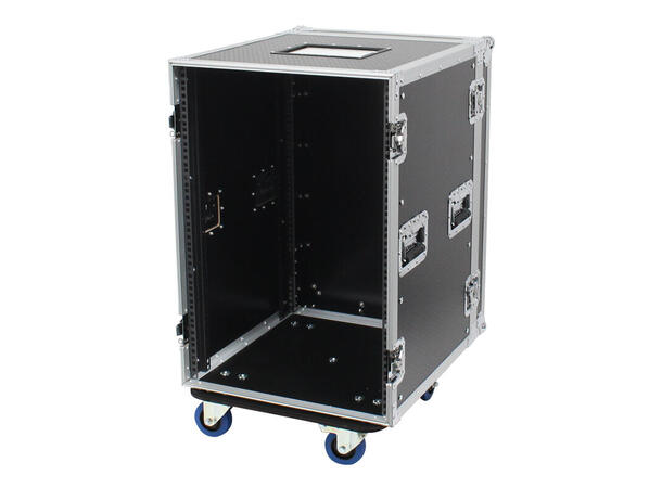 ELUMEN8 Rack Flightcase 16U Rack 19", 510 x 520 x 569 (700), Hjul 