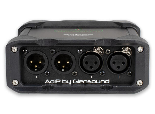 Glensound AoIP-22 MkII Two Channel ADDA Bi-Directional Audio Interface DANTE 