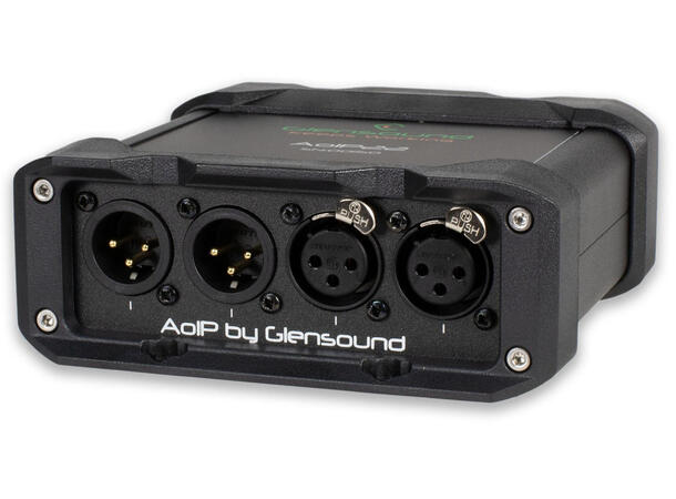 Glensound AoIP-22 MkII Two Channel ADDA Bi-Directional Audio Interface DANTE 