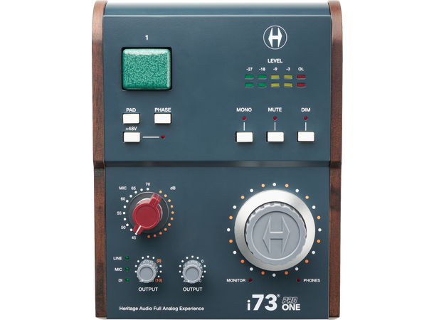 Heritage Audio i73 Pro ONE Lydkort Lydkort med Native Plugins DSP 
