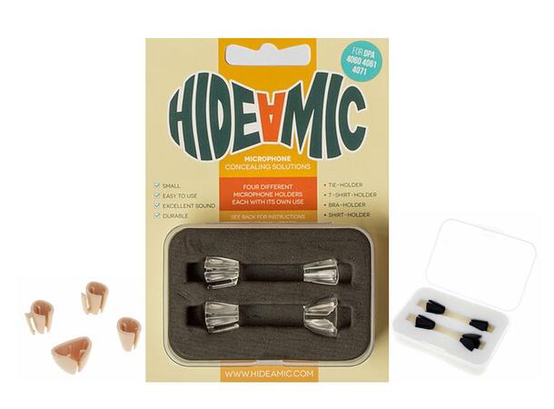 Hide-a-mic set DPA 4060/4061/4071 4 different holders in case 