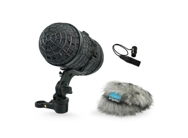 Radius Mini-ALTO 115 & RAD-2 Kit with 3-Pin XLR Cable, Grey Fur 