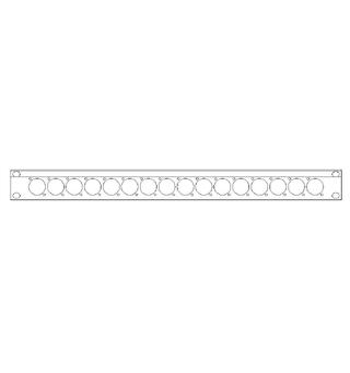 SMRT SP1112X 1U 12D m/skr til SB31 12 hulls panel til SB31
