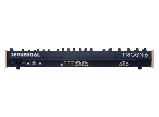 Sequential Trigon 6 Synthesizer 3-VCOs and Ladder Filter