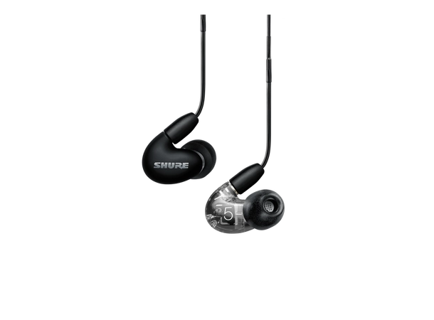 Shure Aonic 5 black 3BA EARPHONE,BLACK with RMCE-UNI 