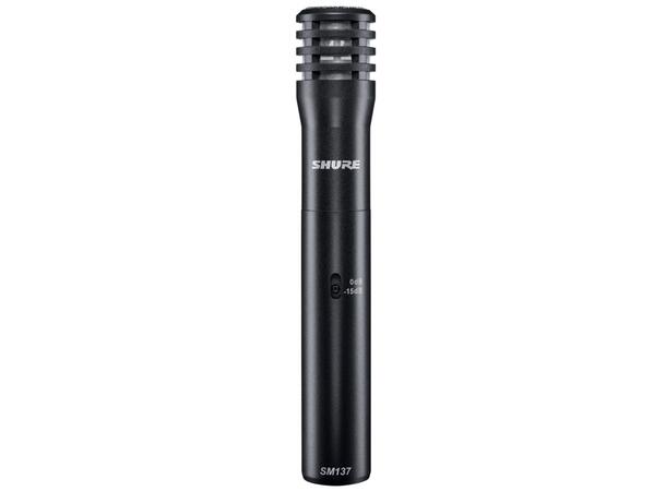 Shure SM137 Cardioid Studio Condenser Klasse-A preamp, instrumentmikrofon 
