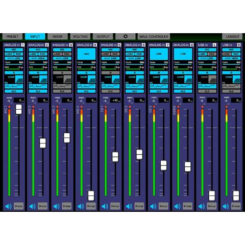 TASCAM MX-8A Matrix Mixer with DSP and Euroblock