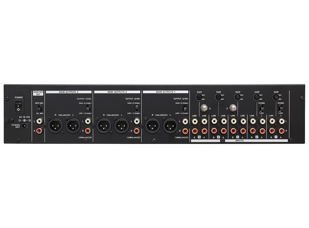 TASCAM MZ-223 3-Zone Mixer For installation 19", 2U