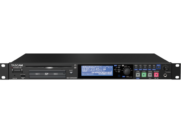TASCAM SS-CDR250N Network Solid-State Recorder / CD 